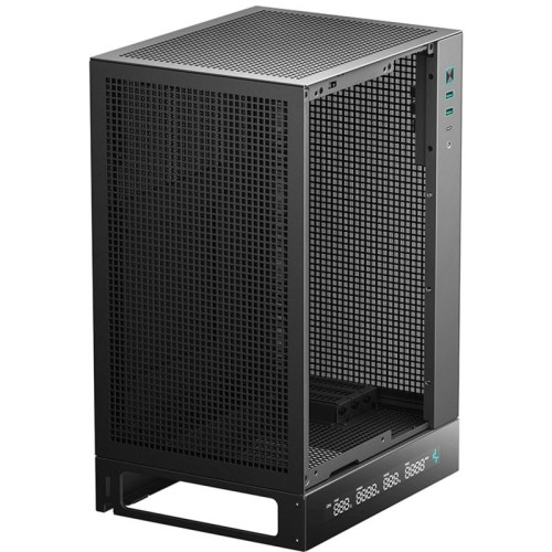 Корпус Deepcool CH170 DIGITAL черный mATX 1x120mm 1xUSB2.0 1xUSB3.0 audio bott PSU [R-CH170-BKNPI0D-G-1]