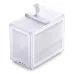 Корпус без блока питания/ Case JONSBO C6 MAX Handle, Mini-Tower, TG, no fan, 1xUSB-A 3.0 + 1xUSB-C 3.1, mATX, mITX White