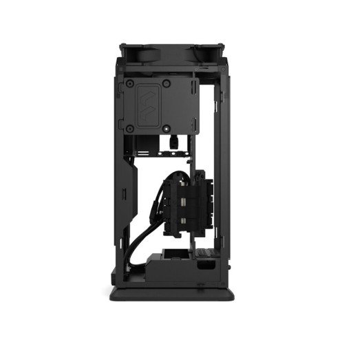 Корпус без блока питания/ Case Fractal Design Mood, Mini-Tower, 1x180mm, 2xUSB-A 3.0 + 1xUSB 3.2 Type-C, SFX PSU Support, mITX Black