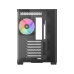 Корпус ПК без блока питания/ Case SAMA V60 Black, Midi-Tower, TG, 7x120mm ARGB, 2xUSB 3.0 + 1xUSB 3.1 Type-C, ATX, mATX, mITX Black