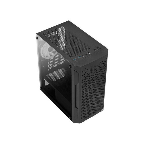 Корпус Aerocool Trinity Mini-G-BK v2 черный mATX 6x120mm 1xUSB2.0 2xUSB3.0 audio bott PSU [ACCS-PV32033.11]