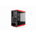 Корпус без блока питания/ Case HYTE Y40, Midi-Tower, TG, no fans, 2xUSB-A 3.2, 1xUSB Type-C, ATX, mATX, mITX Black Cherry