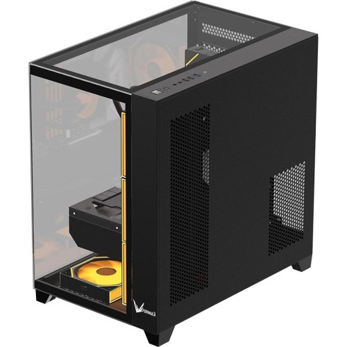 Корпус Formula Crystal Z9 FLOE черный ATX 2xUSB3.0 audio bott PSU [CRYSTAL Z9 FLOE B]