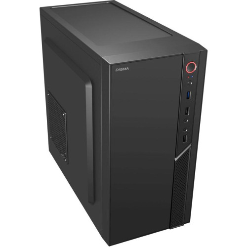 Корпус Digma DCC-MN306 черный без БП mATX 1x80mm 1x92mm 2x120mm 2xUSB2.0 1xUSB3.0 audio