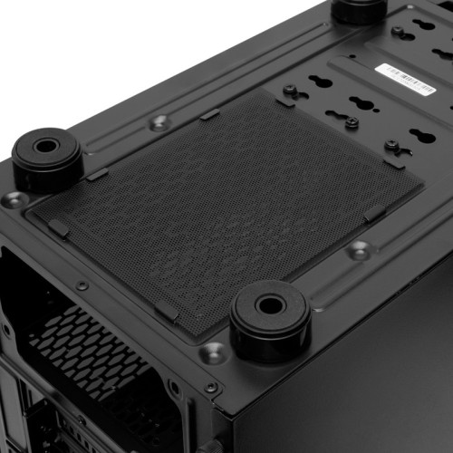 Корпус без блока питания/ Case HSPD M540, Mesh Mid Tower, Black, TG, 0.45 SPCC, no fans, ATX, mATX, mITX, 160/300/150mm, 2x2.5