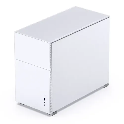 Корпус компьютерный Mini-Tower/ Case JONSBO D31 STD, Mini-Tower, TG, no fan, 1xUSB-A 3.2 + 1xUSB-C 3.2, mATX, mDTX, mITX White