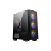 Корпус ПК без блока питания/ Case MSI MAG FORGE M100A, Mini-Tower, TG, 4x120mm ARGB, 2xUSB 2.0, 1xUSB 3.0, mATX, mITX Black