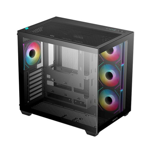 Корпус Deepcool CG530 4F черный ATX 2x120mm 2x140mm 2xUSB2.0 1xUSB3.0 audio bott PSU [R-CG530-BKADA4-G-1]