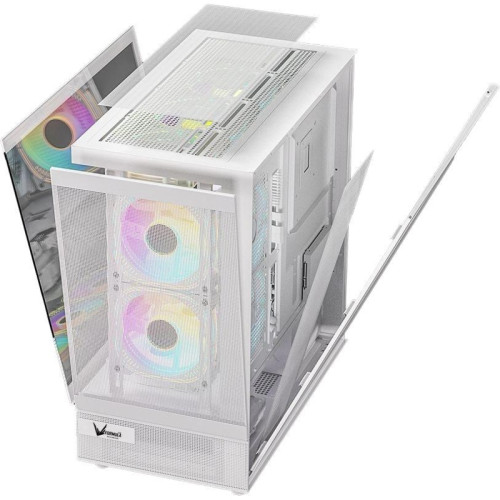 Корпус Formula Crystal Z8 белый ATX 9x120mm 6x140mm 1xUSB3.0 audio bott PSU [CRYSTAL Z8 W]