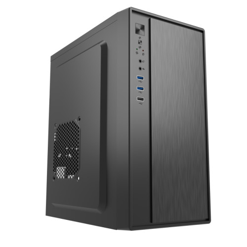 Корпус с блоком питания 450Вт./ Case Forza mATX case, black, w/PSU 450W 12cm, w/2xUSB3.0, w/1xUSB2.0, w/pwr cord, w/o FAN