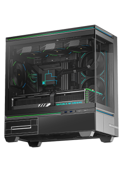 Корпус без блока питания/ Case Thermalright M10, Mini-Tower, TG, ARGB, no fans, 2xUSB-A 3.0, 1xUSB Type-C, mATX, mITX Black