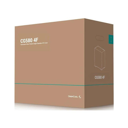 Корпус Deepcool CG580 4F черный без БП ATX 6x120mm 3x140mm 2xUSB3.0 audio bott PSU