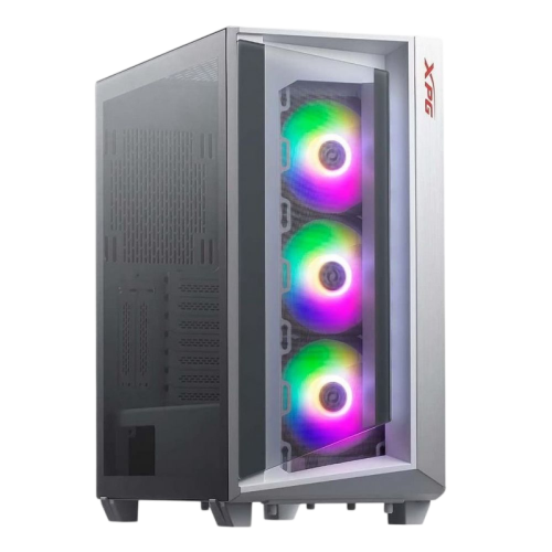 Корпус XPG CRUISER WHITE [CRUISERST-WHCWW] (Midi-Tower, белый, TG, 120mm ARGB fan*3)