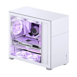 Корпус без блока питания/ Case JONSBO D41 STD, Midi-Tower, TG, no fan, 1xUSB-A 3.2 + 1xUSB-C 3.2, ATX, mATX White