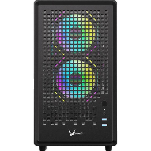 Корпус Formula Air Mesh G2 черный mATX 4x120mm 2x140mm 2xUSB3.0 audio bott PSU [AIR MESH G2]
