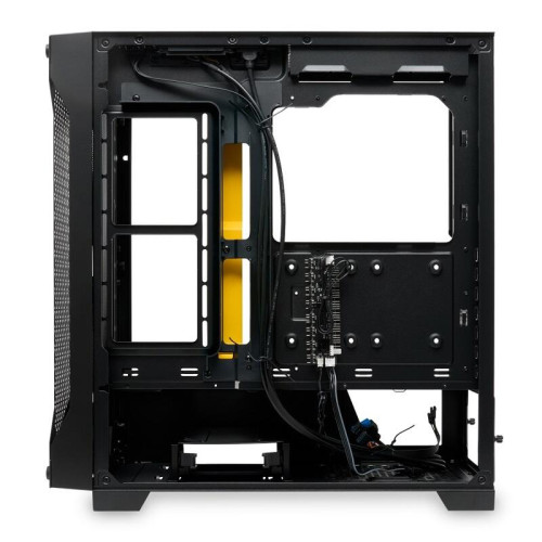 Корпус без блока питания/ Case HSPD M541, Mesh Mid Tower, Black, TG, 0.7 SPCC, no fans, ATX, mATX, mITX, 170/405/210mm, 2x2.5