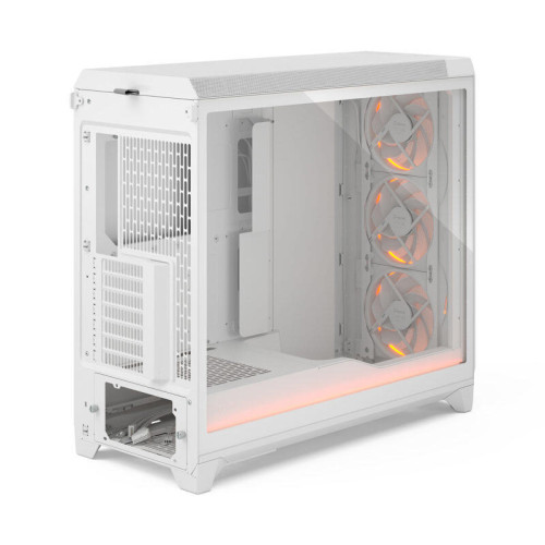 Корпус ПК без блока питания/ Case Fractal Design Meshify 3 XL Ambience Pro RGB TG Clear Tint, Full-Tower, 3x140mm ARGB, 2xUSB-A 3.2 + 1xUSB 3.2 Type-C SSI-EEB, SSI-CEB, E-ATX, ATX, mATX, mITX, White