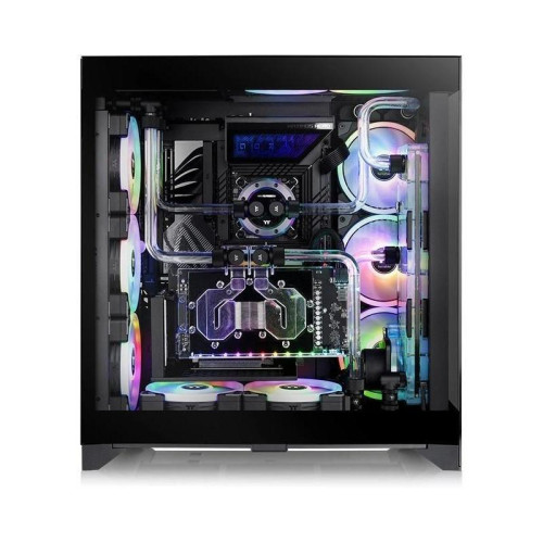 Корпус Thermaltake CTE E660MX черный E-ATX 13x120mm 11x140mm 2xUSB3.0 audio bott PSU [CA-1Y3-00M1WN-01]