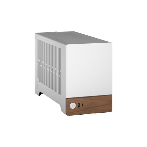 Корпус без блока питания/ Case Fractal Design Terra, Mini-Tower, no fans, 1xUSB-A 3.0 + 1xUSB 3.2 Type-C, SFX PSU Support, mITX Silver