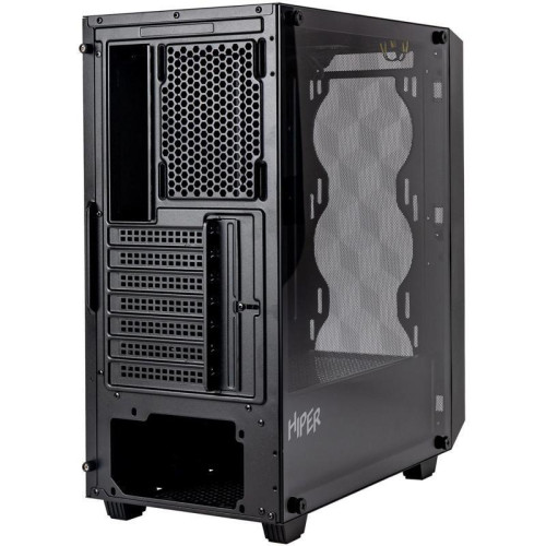 Корпус Hiper BH34-1 черный ATX 5x120mm 2x140mm 2x200mm 1xUSB3.0 audio bott PSU [BH34-1]