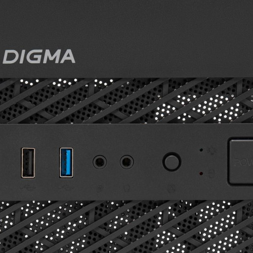 Корпус Digma DCC-MN303 черный mATX 1x80mm 2x120mm 1xUSB2.0 1xUSB3.0 audio [DCC-MN303]