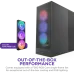 Корпус без блока питания/ Case NZXT H7 Flow RGB, Midi-Tower, TG, 3x120mm RGB, 2xUSB-A 3.2 + 1xUSB-C 3.2, E-ATX, ATX, mATX, mITX Black