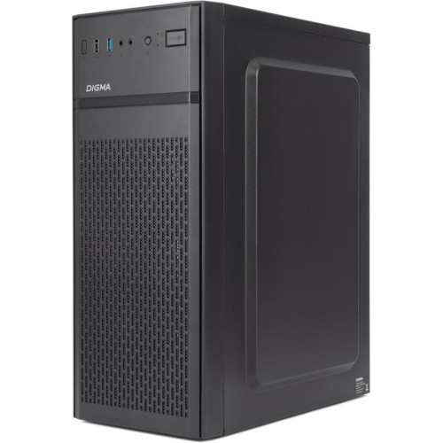 Корпус Digma DCC-MD301 черный ATX 1x80mm 4x120mm 1xUSB2.0 1xUSB3.0 audio [DCC-MD301]