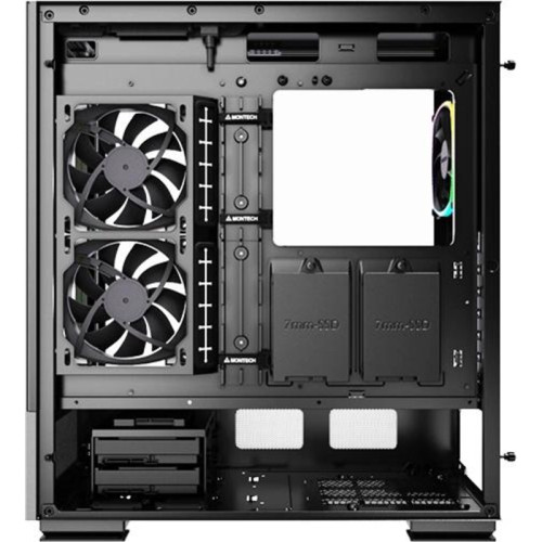 Корпус Montech Sky Two черный ATX 3x140mm 2xUSB3.0 audio bott PSU [SKY TWO BL]