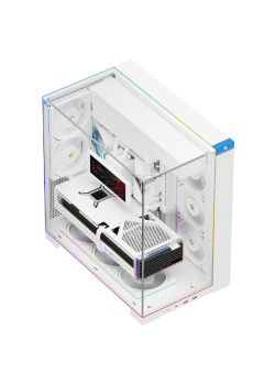 Корпус без блока питания/ Case Thermalright A70 FAN5-C, Midi-Tower, TG, 5x120mm ARGB, 2xUSB-A 3.0, 1xUSB Type-C, ATX, mATX, mITX White