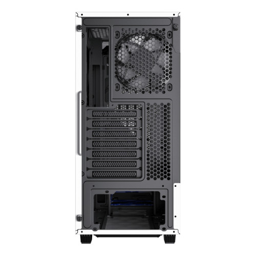 Компьютерный корпус, без блока питания ATX/ Gamemax Contac COC WB ATX case, black/white, w/o PSU, w/2xUSB3.0, w/1x14cm ARGB front fan(GMX-FN14-Rainbow-C9), w/1x12cm ARGB rear fan(GMX-FN12-