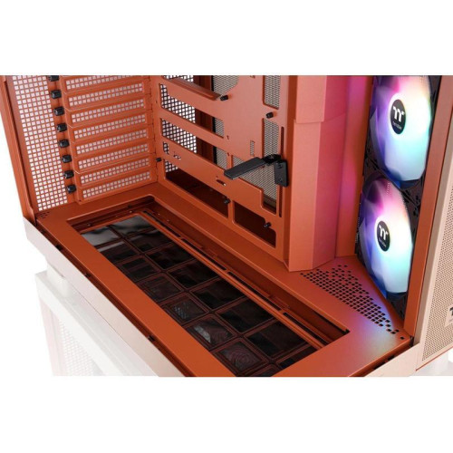 Корпус Thermaltake View 380 XL TG ARGB Gravel Sand коричневый без БП E-ATX 2x120mm 2xUSB3.0 audio bott PSU