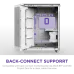 Корпус без блока питания/ Case NZXT H9 Flow RGB (2025), Midi-Tower, TG, 3x140mm RGB + 1x120mm, 2xUSB-A 3.2 + 1xUSB-C 3.2, E-ATX, ATX, mATX, mITX White