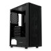 Корпус без блока питания/ Case HSPD M530, Mesh Mid Tower, Black, TG, 0.4 SPCC, no fans ATX, mATX, mITX 155/290/200mm 2x2.5