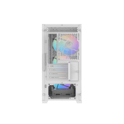 Корпус ПК без блока питания/ Case SAMA S31 White, Midi-Tower, TG, 4x120mm ARGB, 2xUSB 3.0 + 1xUSB 3.2 Type-C, mATX, mITX White