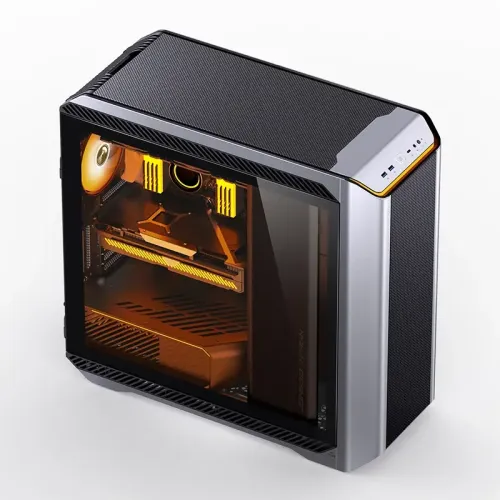 Корпус без блока питания/ Case JONSBO D500, Full-Tower, TG, 3x140mm ARGB, 2xUSB-A 3.2 + 1xUSB-C 3.2, E-ATX, ATX, mATX, mITX Silver