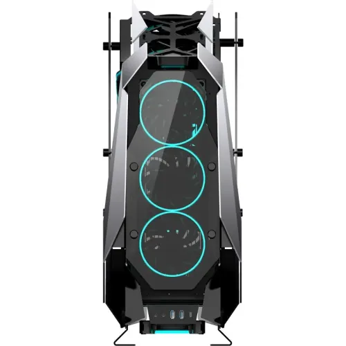 Корпус без блока питания/ Case JONSBO MOD-5, Full-Tower, TG, no fans, 2xUSB-A 3.0 + 1xUSB-C 3.2, ATX, mATX, mITX Gray