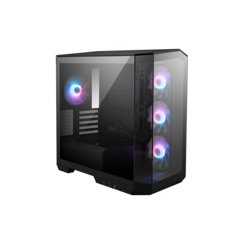 Корпус ПК без блока питания/ Case MSI MAG PANO M100R PZ, Mini-Tower, TG, 4x120mm ARGB, 1xUSB 3.2, 1xUSB 3.2 Type-C, mATX, mITX Black