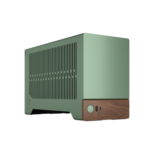 Корпус без блока питания/ Case Fractal Design Terra, Mini-Tower, no fans, 1xUSB-A 3.0 + 1xUSB 3.2 Type-C, SFX PSU Support, mITX Jade