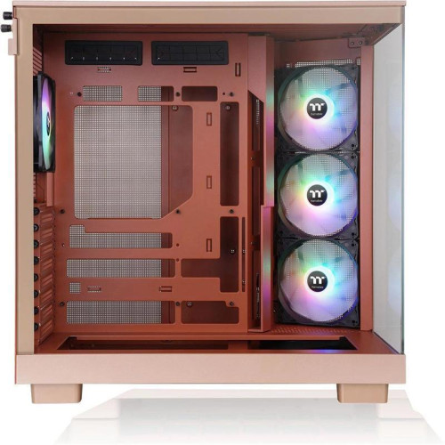Корпус Thermaltake View 380 XL TG ARGB Gravel Sand коричневый без БП E-ATX 2x120mm 2xUSB3.0 audio bott PSU
