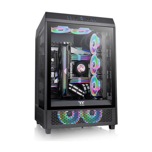 Корпус Thermaltake The Tower 500 черный ATX 11x120mm 5x140mm 4xUSB3.0 audio bott PSU [CA-1X1-00M1WN-00]