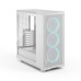 Корпус ПК без блока питания/ Case Fractal Design Epoch TG RGB Clear Tint, Midi-Tower, 3x120mm ARGB, 2xUSB-A 3.2 + 1xUSB 3.2 Type-C ATX, mATX, mITX, White