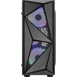 Корпус Aerocool Glider Cosmo-G-BK-v1 черный ATX 2x120mm 2xUSB2.0 1xUSB3.0 audio [COSMO-G-BK-V1]