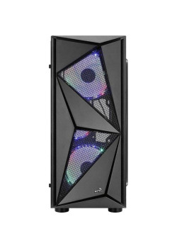 Корпус Aerocool Glider Cosmo-G-BK-v1 черный ATX 2x120mm 2xUSB2.0 1xUSB3.0 audio [COSMO-G-BK-V1]