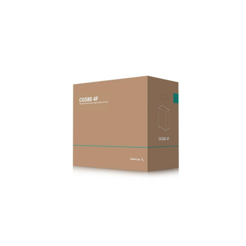 Корпус Deepcool CG580 4F черный без БП ATX 6x120mm 3x140mm 2xUSB3.0 audio bott PSU
