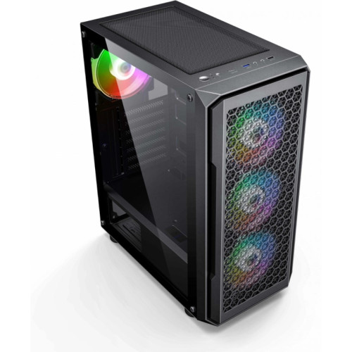 Корпус Accord 3338 черный ATX 1xUSB2.0 1xUSB3.0 audio bott PSU [ACC-3338]