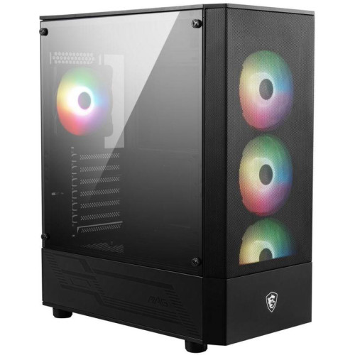 Корпус MSI MAG FORGE 112R черный ATX 2x120mm 4x140mm 2xUSB3.0 audio bott PSU [306-7G16X23-809]