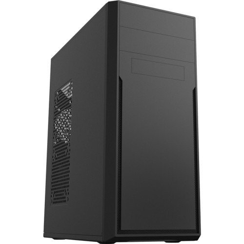 Корпус c блоком питания 500 Ватт/ Case Foxline FL-302-FZ500R ATX case, black, w/PSU 500W 12cm, w/2xUSB2.0, w/pwr cord, w/o FAN