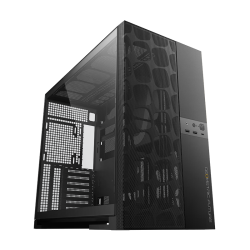 Корпус ПК без блока питания/ Case Geometric Future Model 5 Vent, Midi-Tower, TG, no fans, 2xUSB-A 3.0, 1xUSB 3.2 Type-C, E-ATX, ATX, mATX, mITX Black