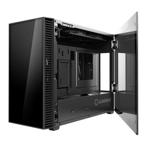 Компьютерный корпус, без блока питания ITX/ Gamemax Abyss ITX case, black, w/o PSU, w/2xUSB3.0, infinity rainbow lights FP, w/2x120mm Rainbow top fans (FN12ARGB-M) Компьютерный корпус, без блока питания ITX/ Gamemax Abyss ITX case, black, w/o PSU, w/2xUSB3.0, infinity rainbow lights FP, w/2x120mm Rainbow top fans (FN12ARGB-M)
