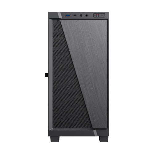 Компьютерный корпус, без блока питания mATX/ Gamemax M61 mATX case, black, w/o PSU, w/1xUSB3.0+1xType-C, w/1x12cm rear fan